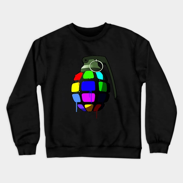 Colourbomb. Crewneck Sweatshirt by NineBlack